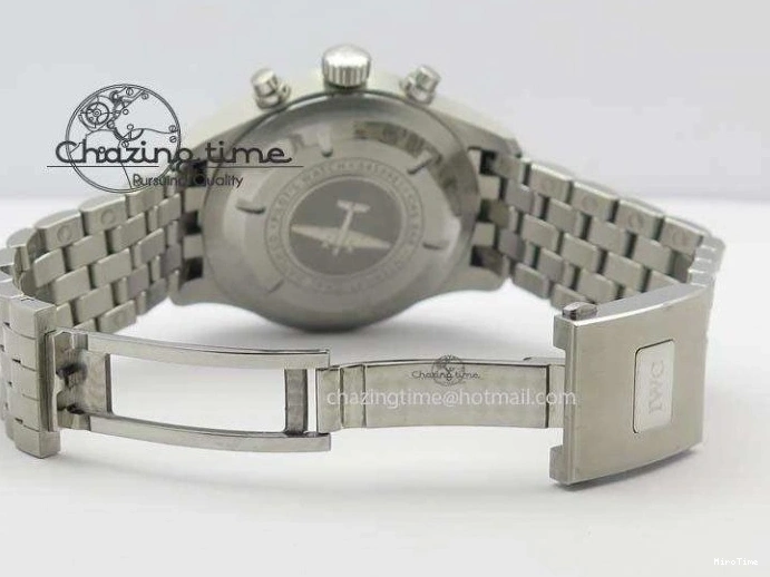 MIROTIME 1231 WaterResistant Pilot Chrono 2016 IW377710 ZF 1:1 Best Edition Black Dial On SS Bracelet A7750 V 7277